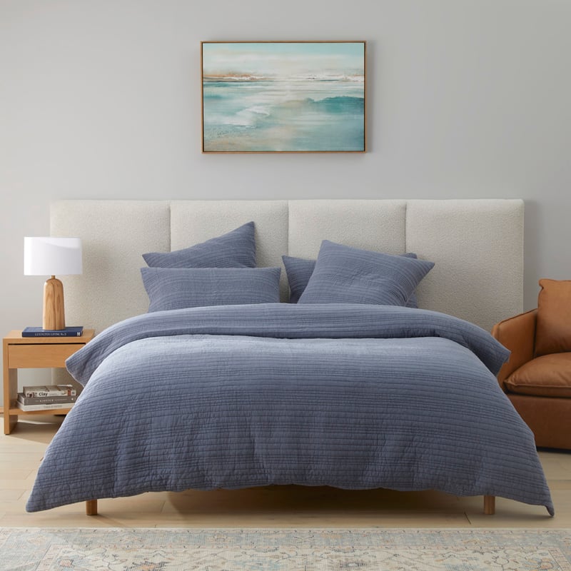 Denver Denim Quilted Quilt Cover Separates