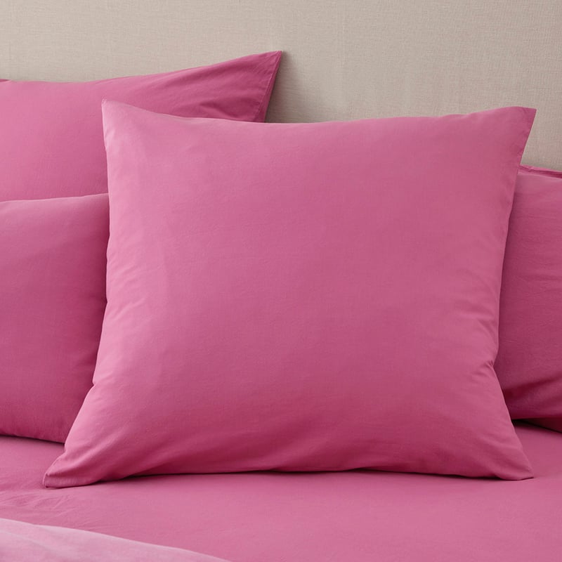 Stonewashed Cotton Boysenberry Pillowcases