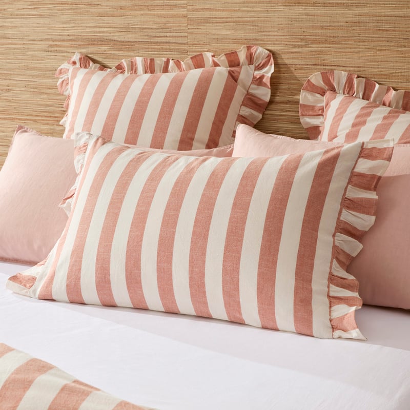Willow Ruffle Clay Quilt Cover Set + Separates
