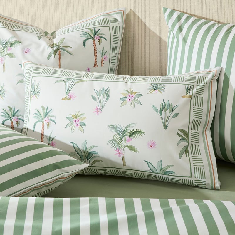 Botanical Garden Green Quilt Cover Set + Separates