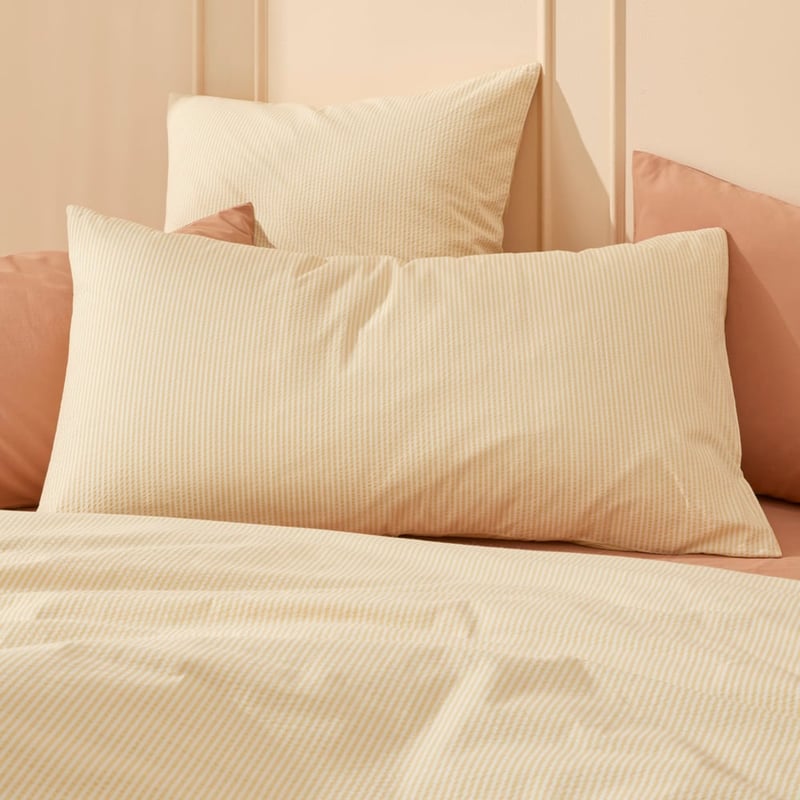 Talia Stripe Butter Pillowcases