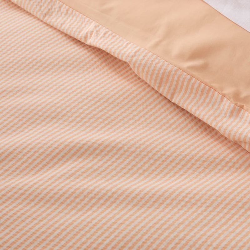 Talia Stripe Coral Quilt Cover Set + Separates
