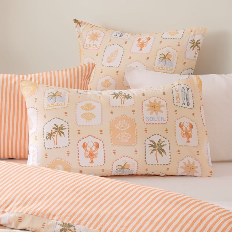 Soleil Pastel Rose Pillowcases