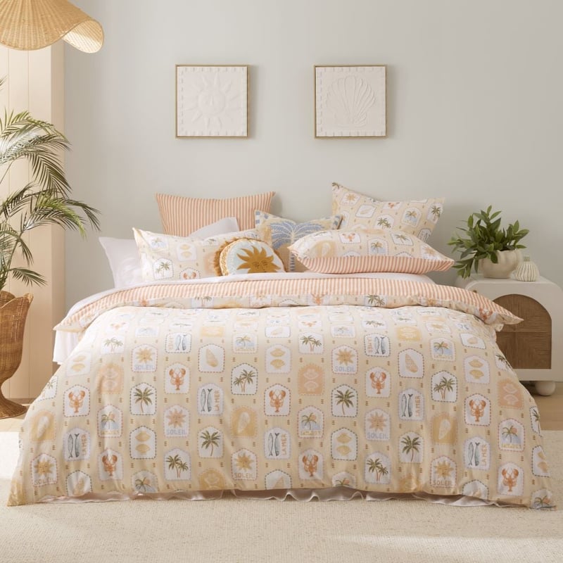 Soleil Pastel Rose Pillowcases