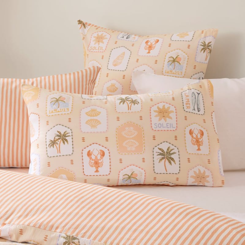 Soleil Pastel Rose Quilt Cover Set + Separates