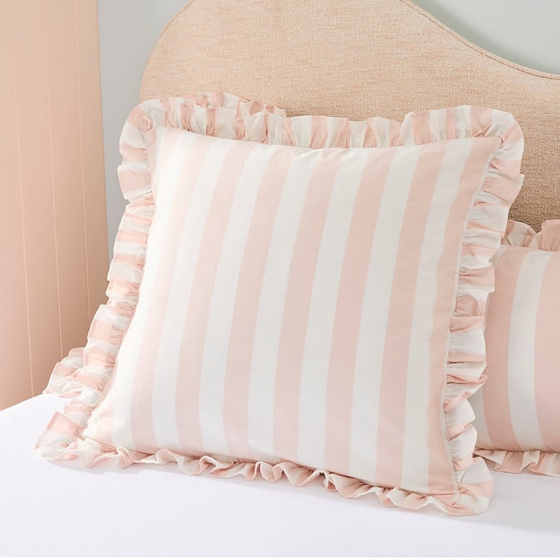 Simona Stripe Nude Pink Quilt Cover Set + Separates