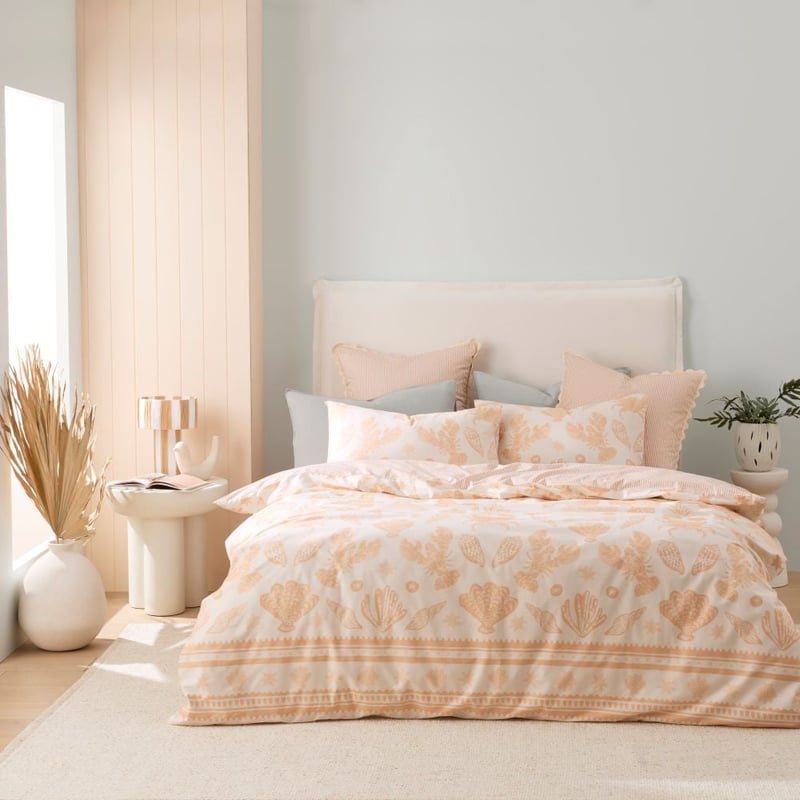 Kirra Pale Peach Pillowcases