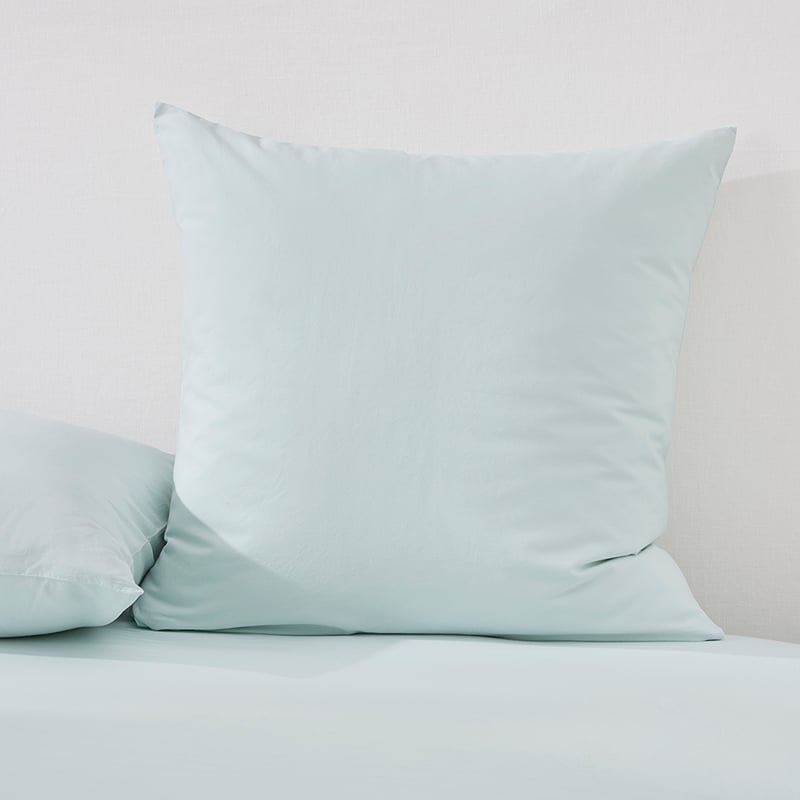Stonewashed Cotton Chalk Blue Pillowcases