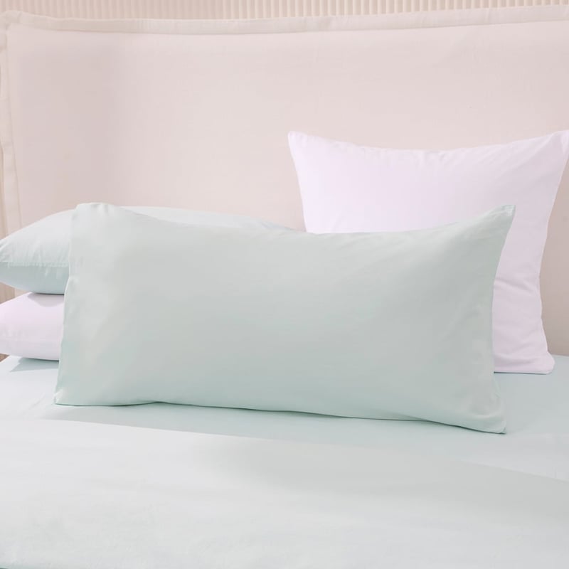 Stonewashed Cotton Chalk Blue Pillowcases