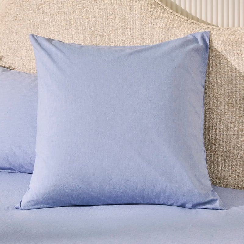 Stonewashed Cotton Chambray Blue Quilt Cover Separates