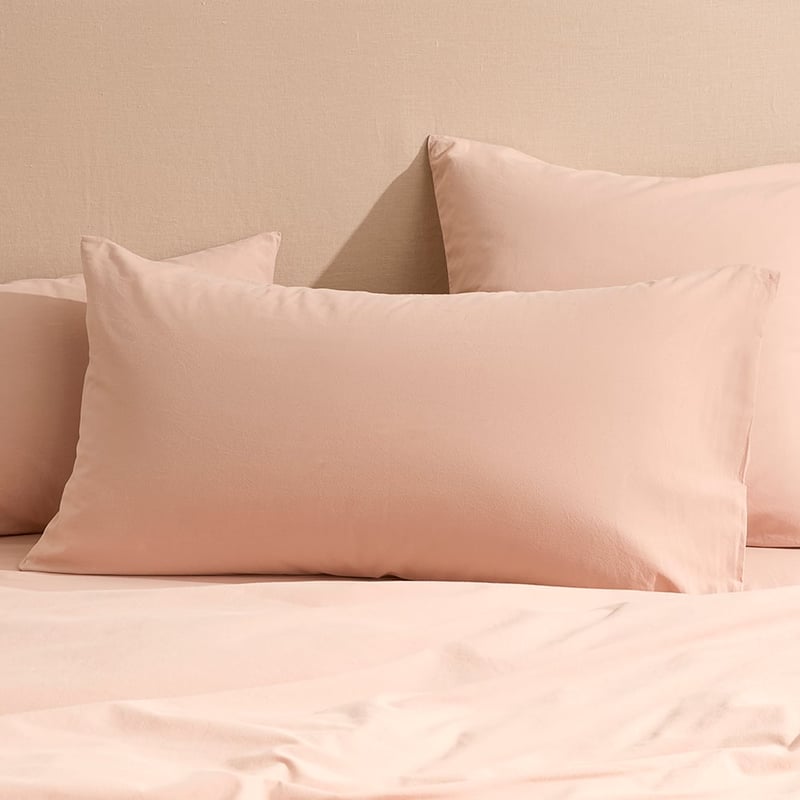 Stonewashed Cotton Mocha Pillowcases