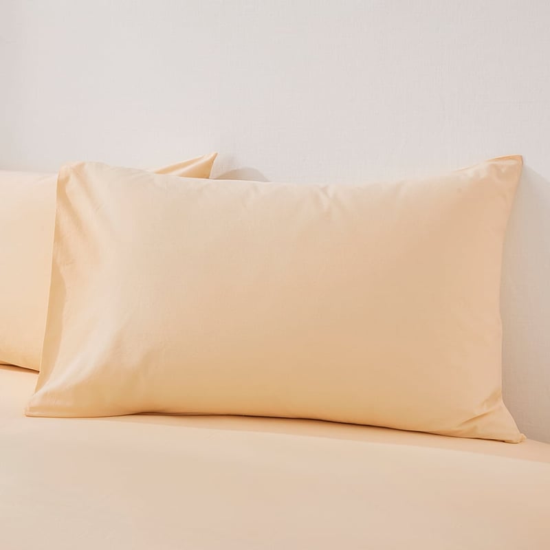 Stonewashed Cotton Butter Quilt Cover Separates