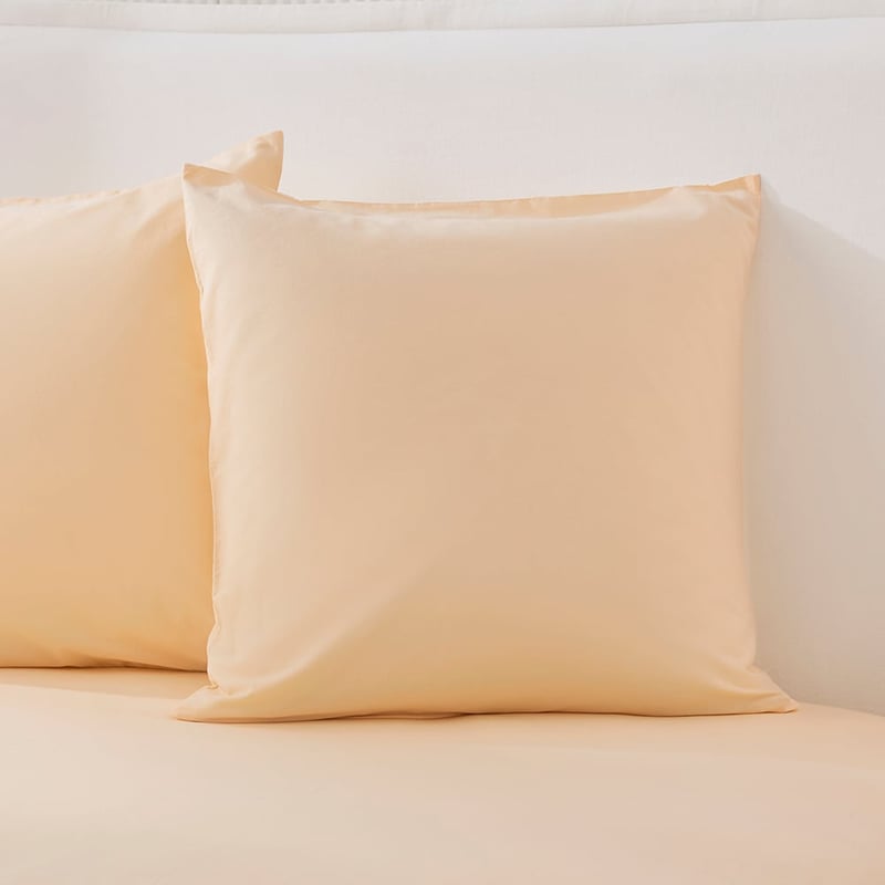 Stonewashed Cotton Butter Quilt Cover Separates
