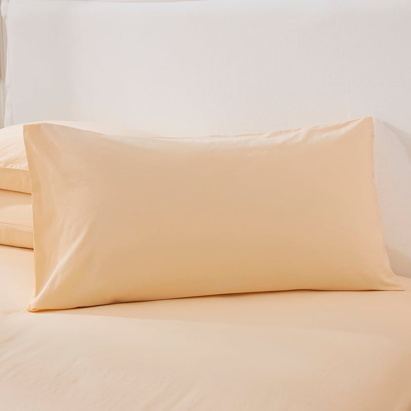 Stonewashed Cotton Butter Quilt Cover Separates