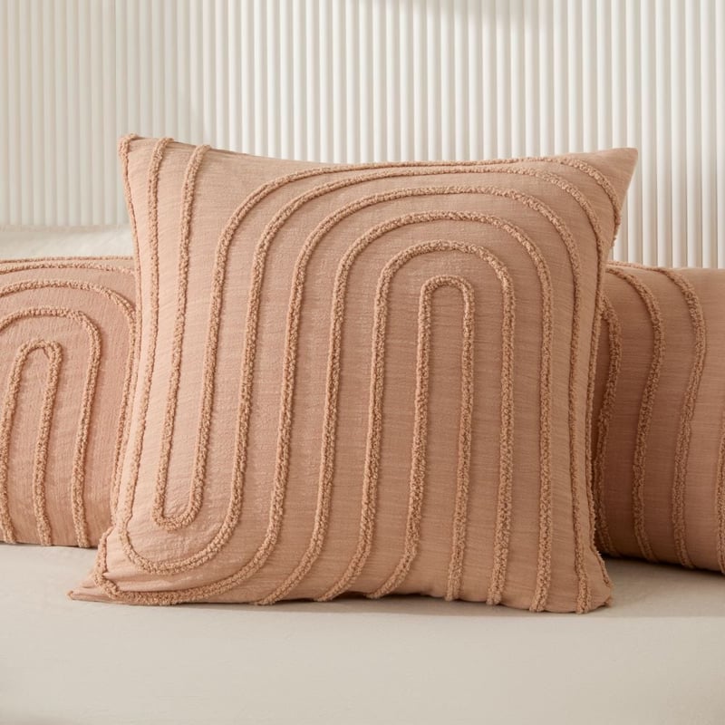 Kori Nougat Tufted Quilt Cover Separates