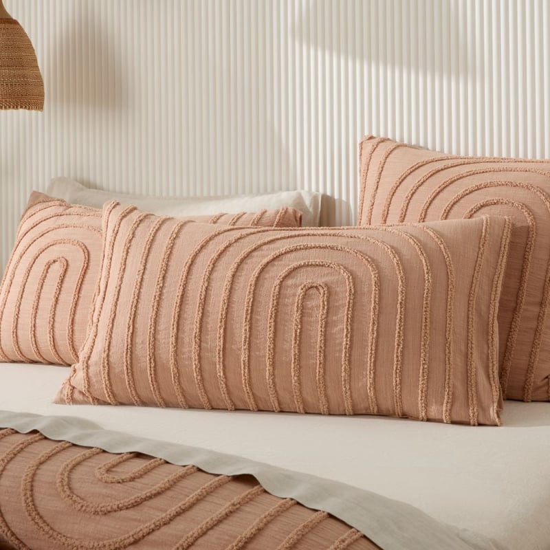 Kori Nougat Tufted Quilt Cover Separates