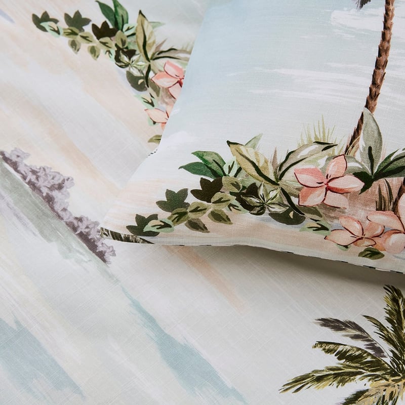 Waikiki Mint Quilt Cover Set + Separates