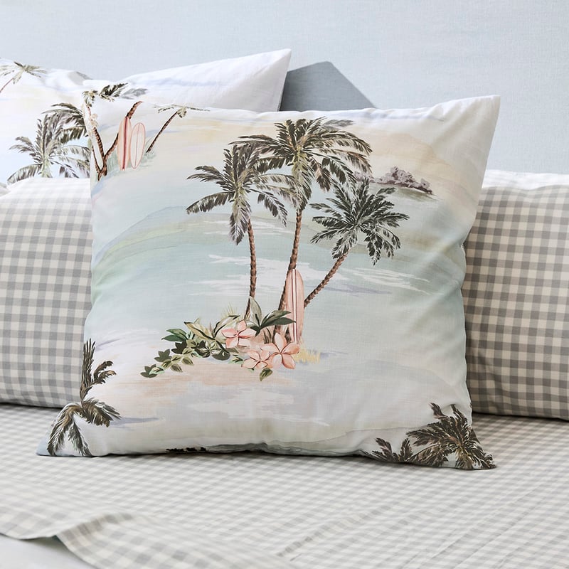 Waikiki Mint Quilt Cover Set + Separates