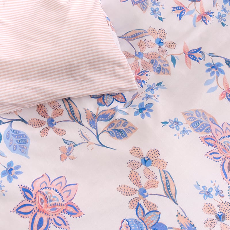 Isla Floral Blue Quilt Cover Set + Separates