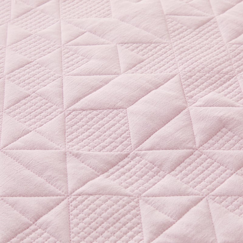 Bowie Lilac Quilted Quilt Cover Set