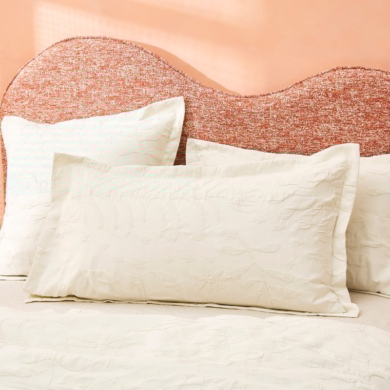 Imogen Off White Matelasse Pillowcases