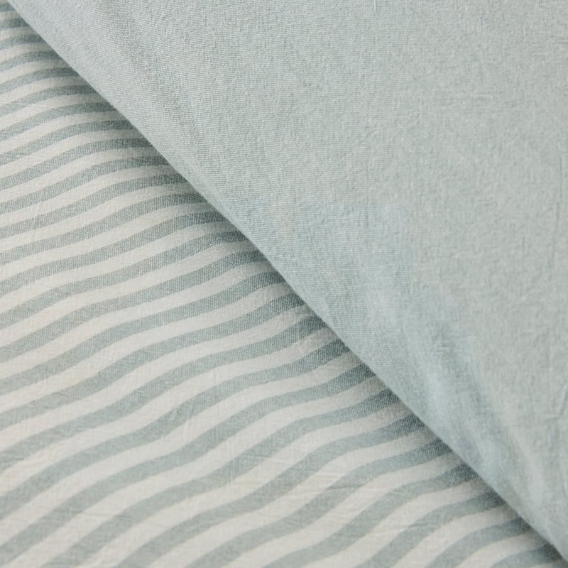 Ruffle Dusty Blue Quilt Cover Set + Separates