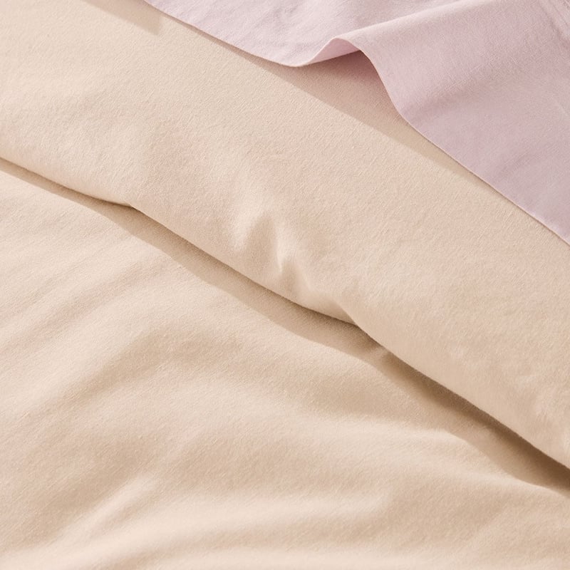 Relaxed Linen Look Natural Quilt Cover Set + Separates