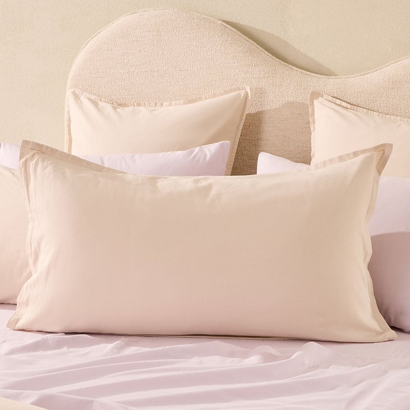 Relaxed Linen Look Natural Quilt Cover Set + Separates