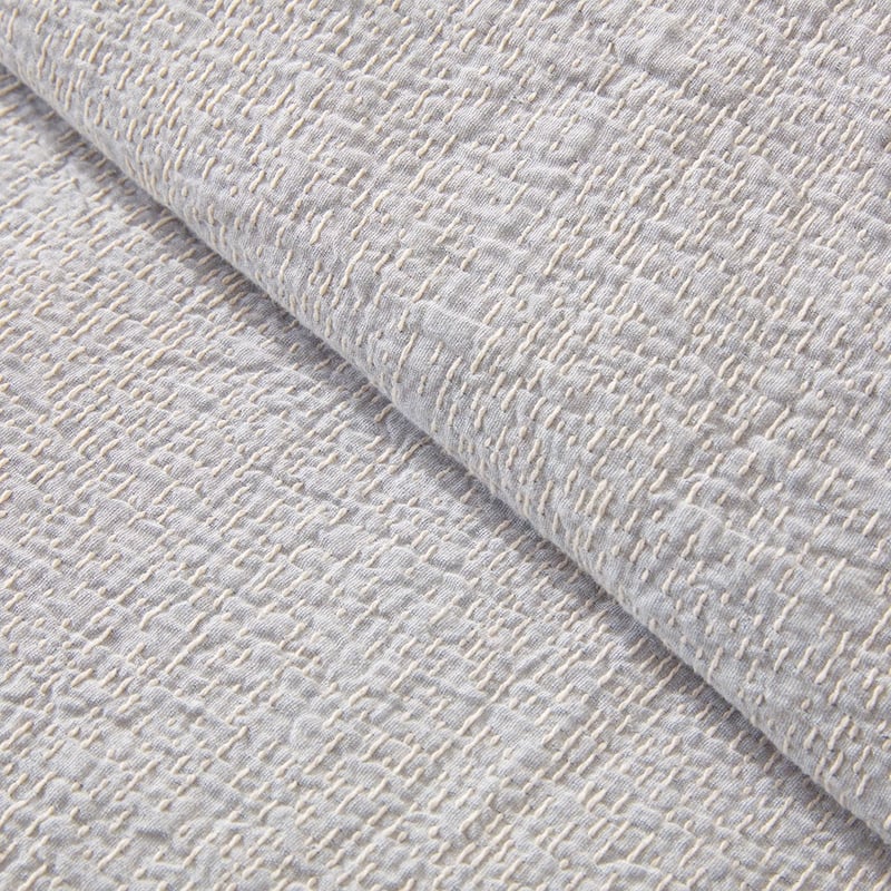 Kai Dusty Blue Matelasse Quilt Cover Separates