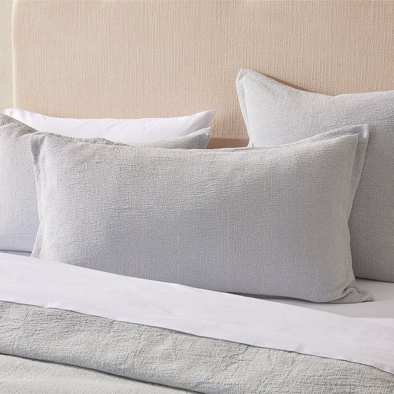 Kai Dusty Blue Matelasse Pillowcases