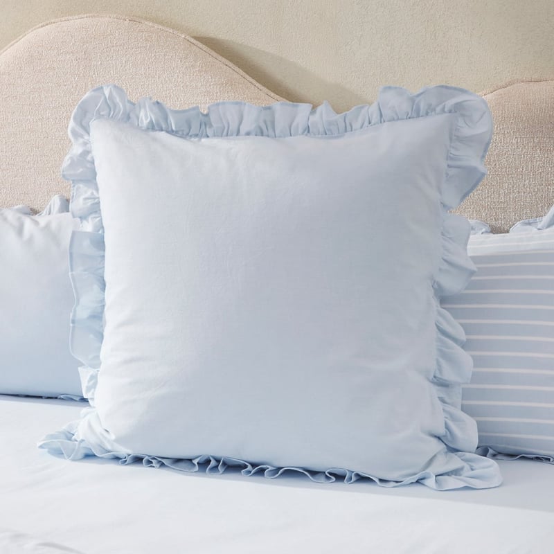 Ruffle Sky Blue Quilt Cover Set + Separates