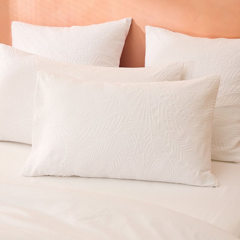 Sago White Matelasse Pillowcases