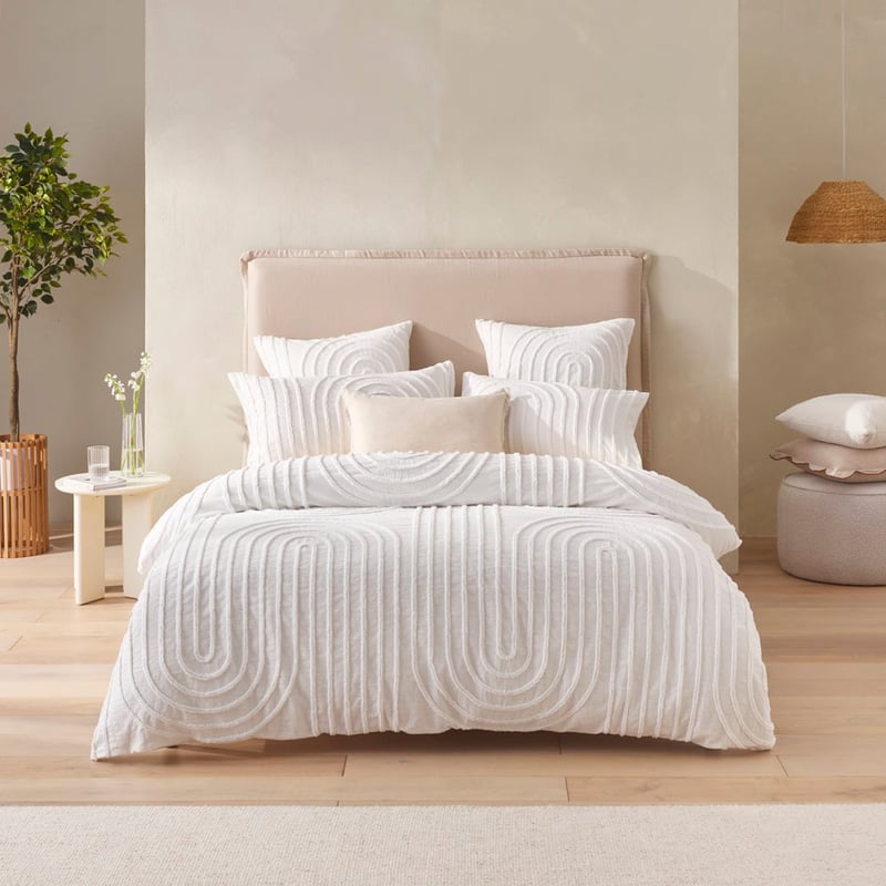 Kori White Tufted Pillowcases