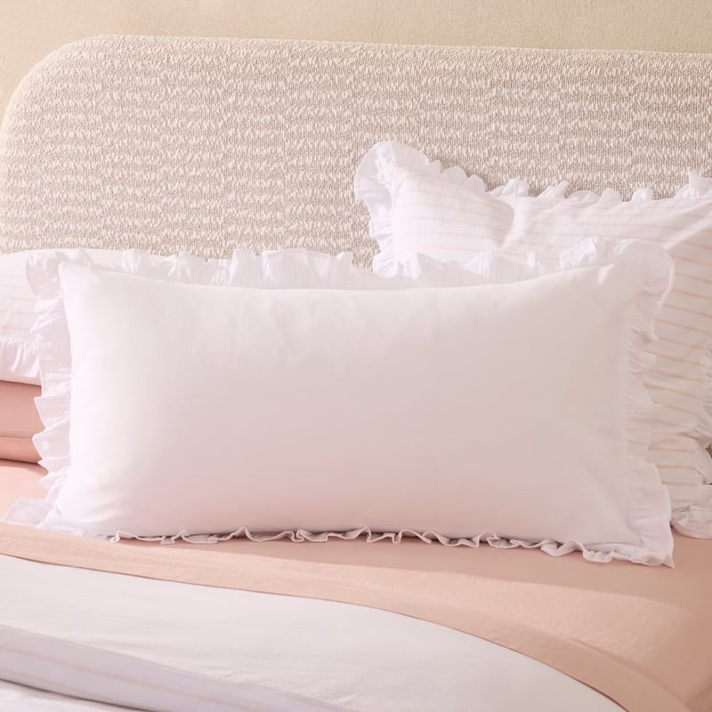 Ruffle Snow Pillowcases