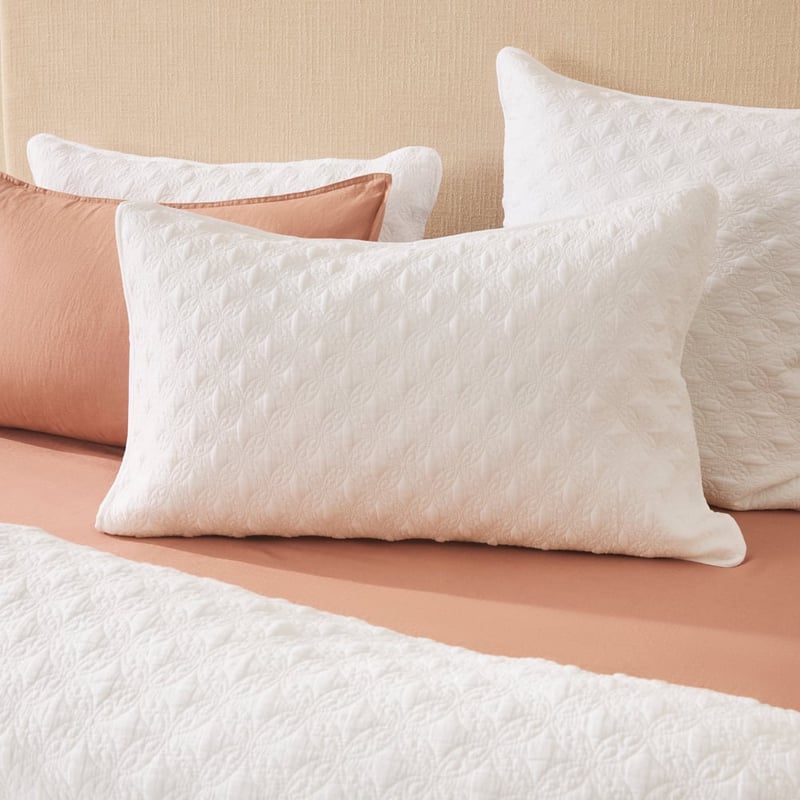 Lillian White Quilted Quilt Cover Separates