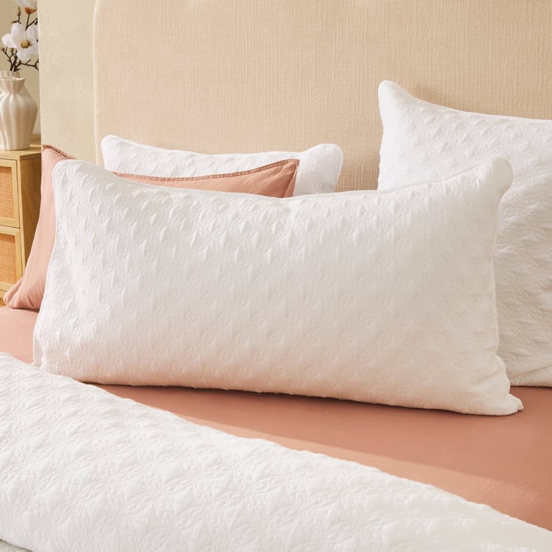 Lillian White Quilted Quilt Cover Separates