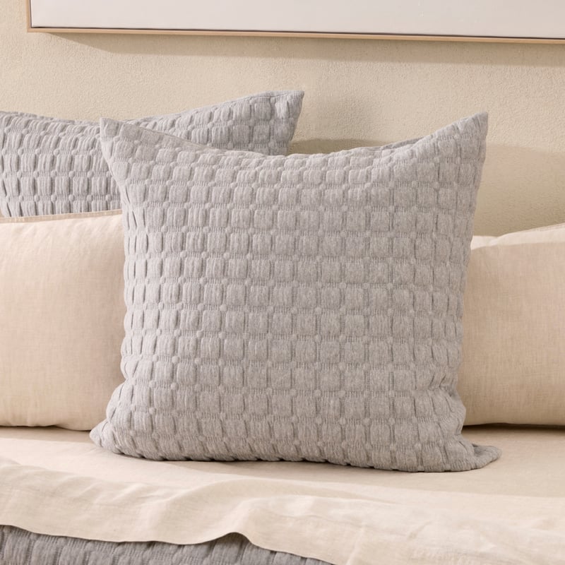 Austin Grey Marle Jersey Quilted Quilt Cover Separates