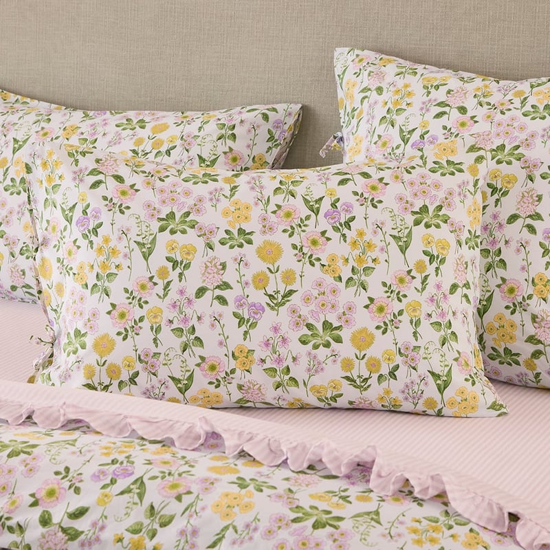 Josephine Floral Soft Blue Quilt Cover Set + Separates