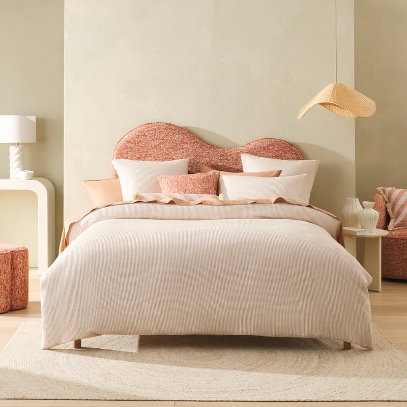 Bamboo Cotton Waffle Natural Pillowcases