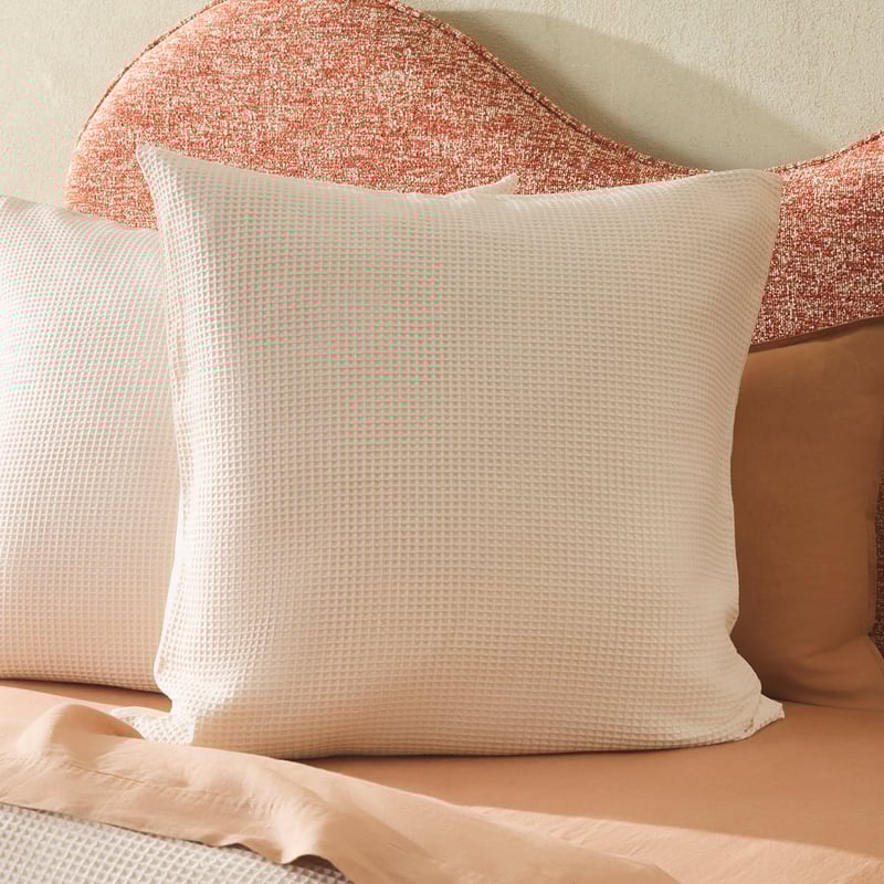 Bamboo Cotton Waffle Natural Pillowcases
