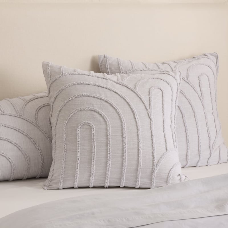 Archie Tufted Dove Quilt Cover Separates