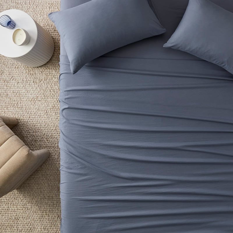 Microplush Steel Blue Sheet Set