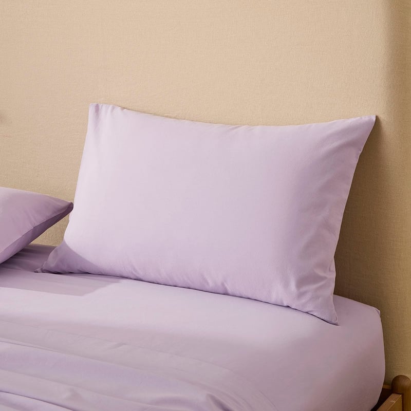 Stonewashed Cotton Lilac Sheet Separates