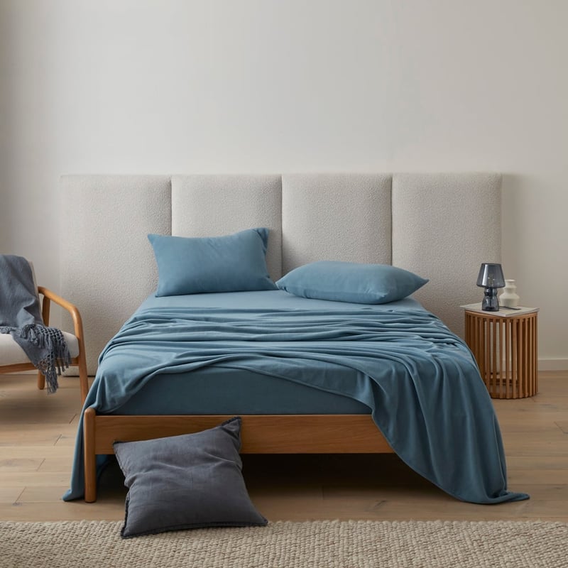 Cloud Blue Stone Sheet Set