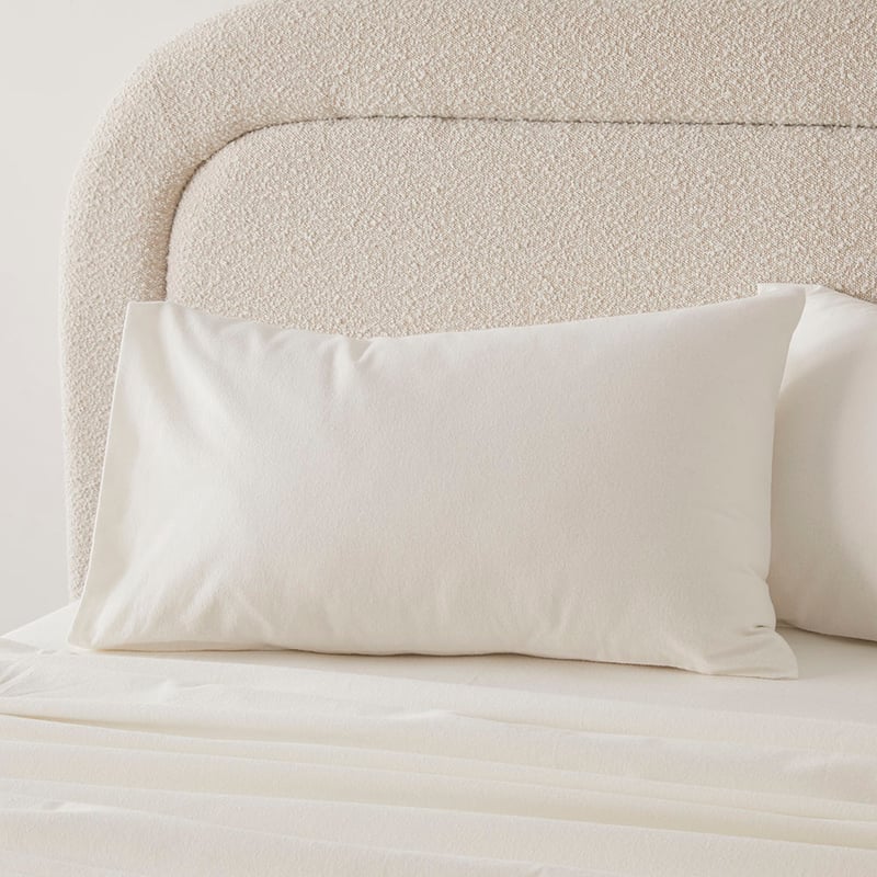 Flannelette White Plain Dye Sheet Separates