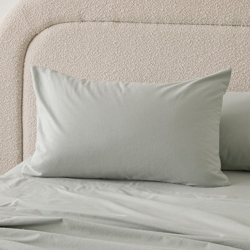 Flannelette Eucalyptus Plain Dye Sheet Separates