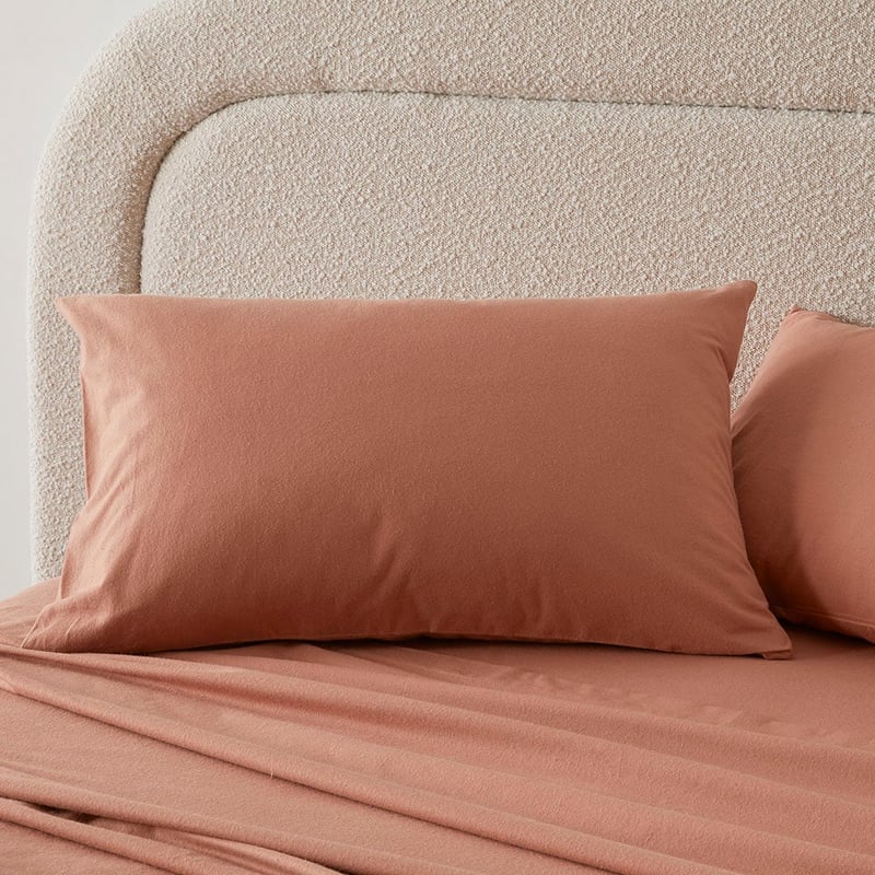 Flannelette Clay Plain Dye Sheet Set