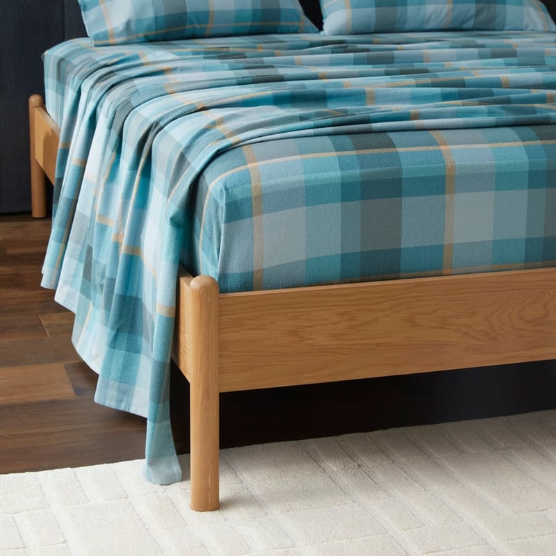 Flannelette Printed Stirling Check Sheet Set