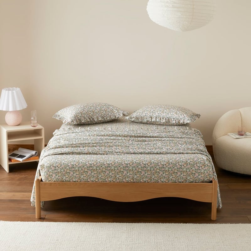Neapolitan Libertine Green Ruffle Printed Sheet Set