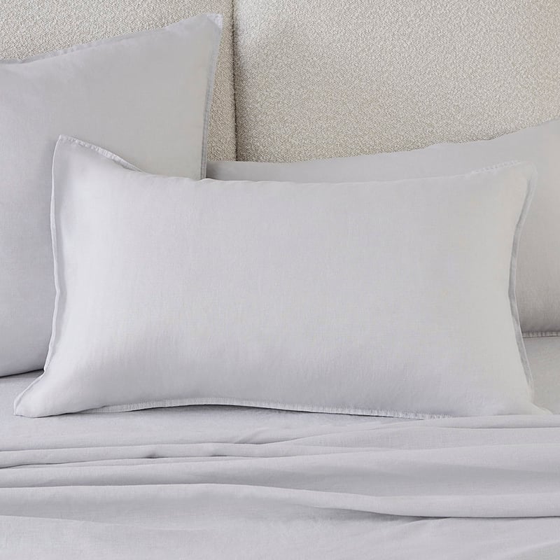 Vintage Washed Linen Glacier Sheet Set